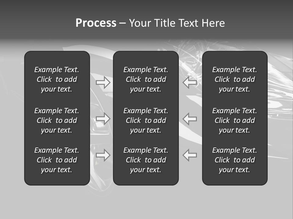 Speed Vehicle Concept PowerPoint Template
