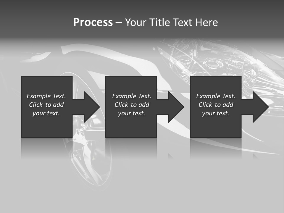 Speed Vehicle Concept PowerPoint Template