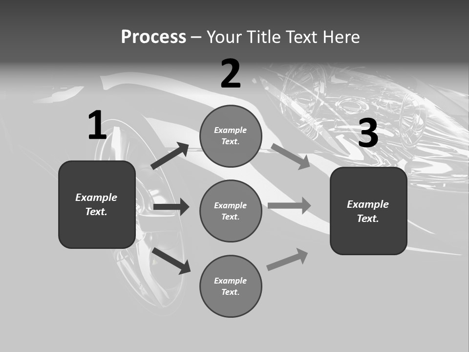 Speed Vehicle Concept PowerPoint Template