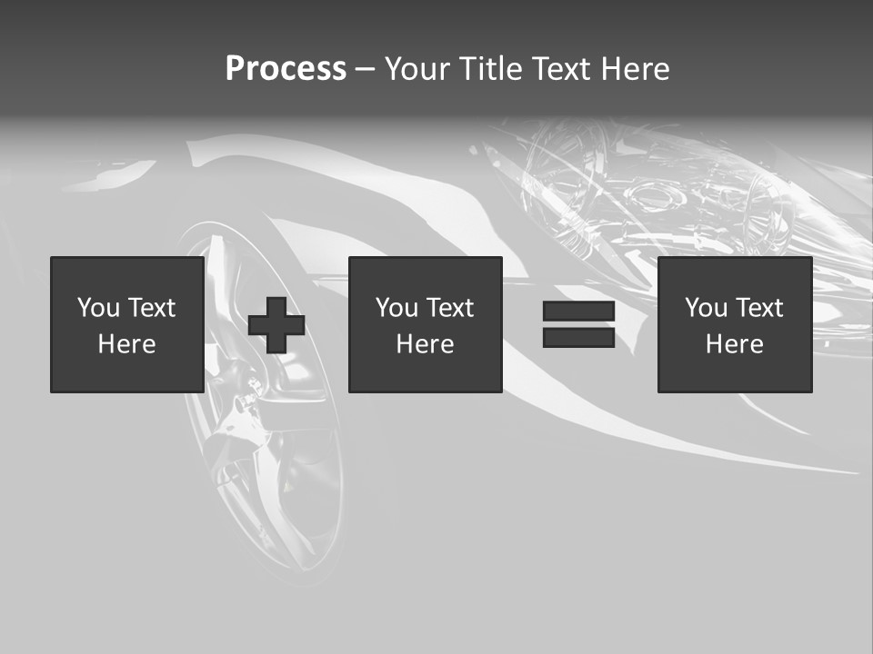 Speed Vehicle Concept PowerPoint Template