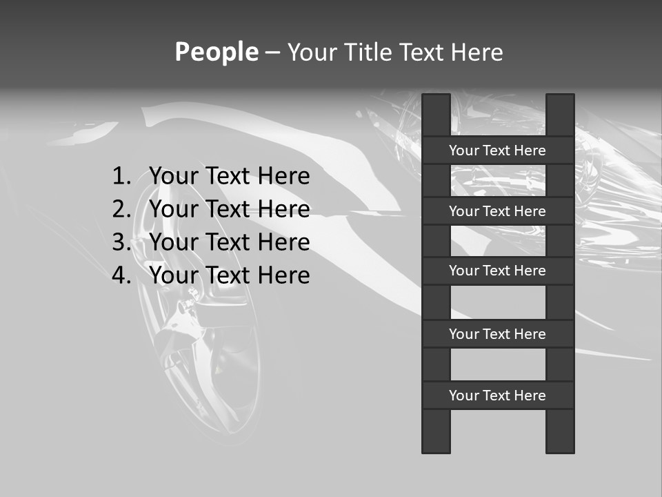 Speed Vehicle Concept PowerPoint Template
