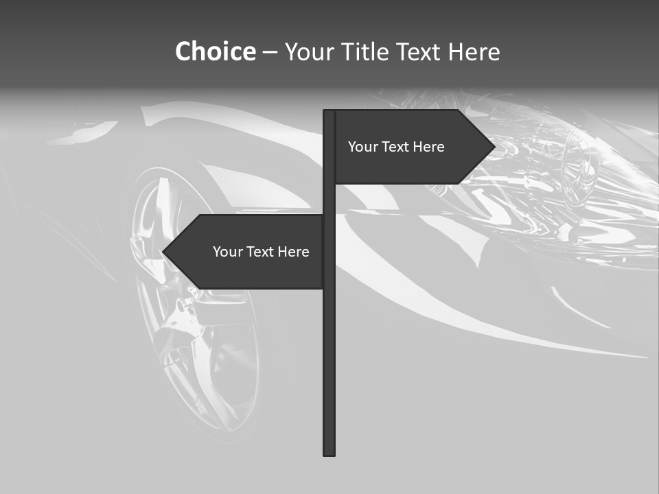 Speed Vehicle Concept PowerPoint Template