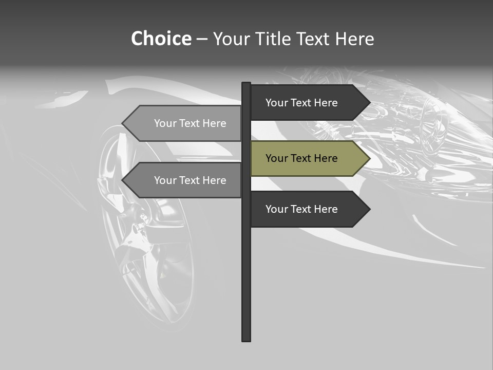 Speed Vehicle Concept PowerPoint Template