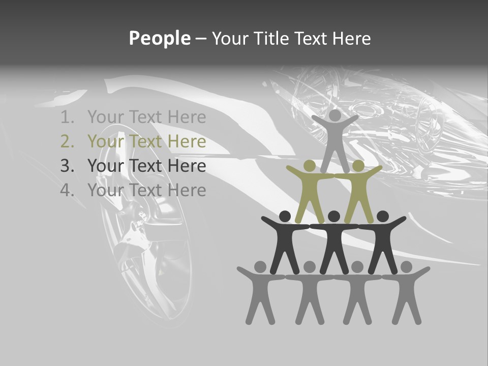 Speed Vehicle Concept PowerPoint Template