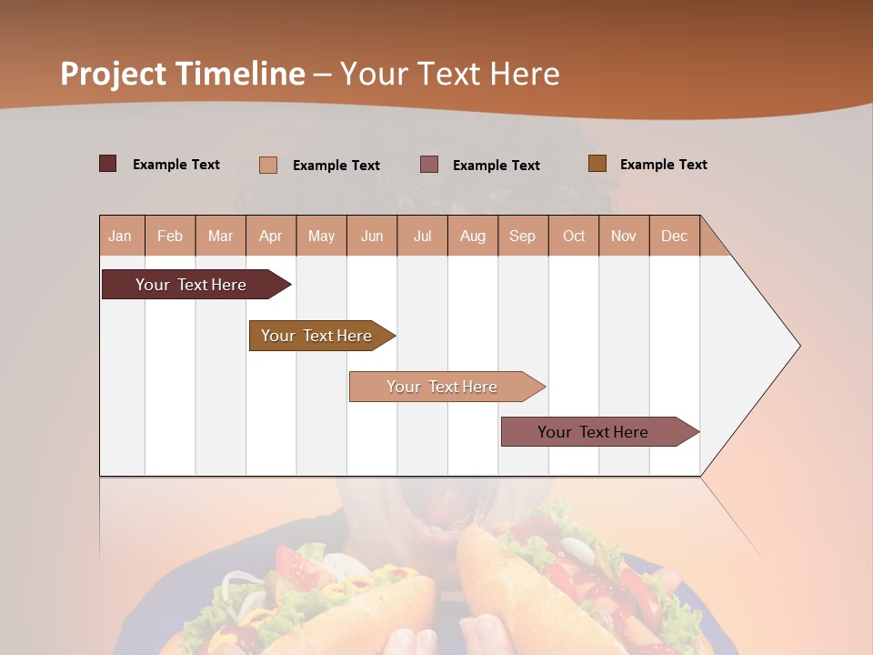 Caucasian One Boy PowerPoint Template