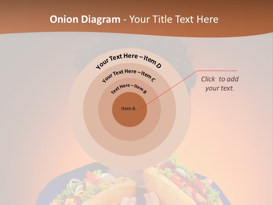 Caucasian One Boy PowerPoint Template