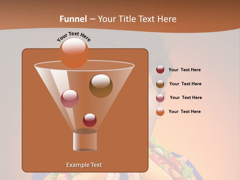 Caucasian One Boy PowerPoint Template