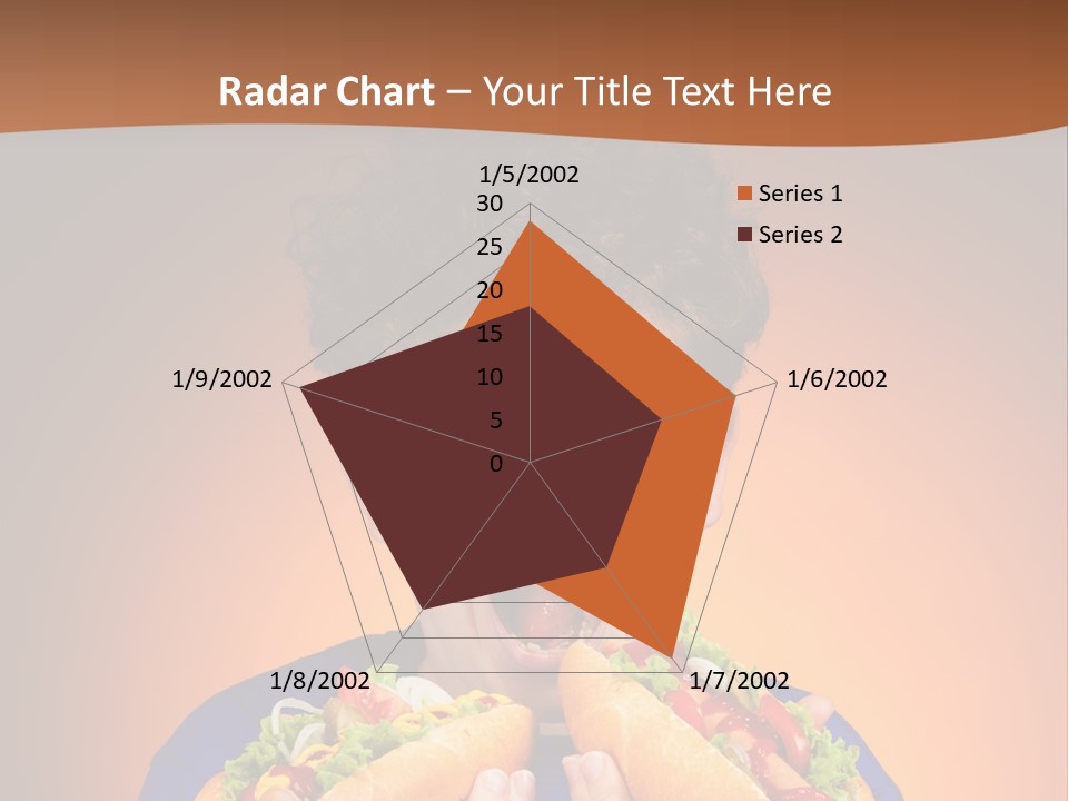 Caucasian One Boy PowerPoint Template