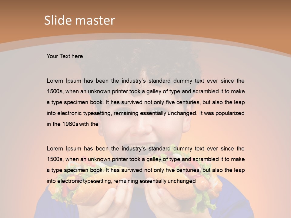 Vegetable People Person PowerPoint Template