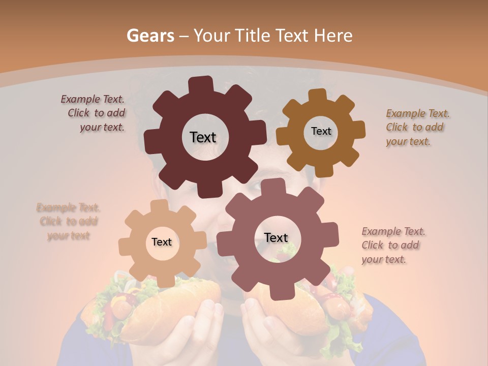 Vegetable People Person PowerPoint Template