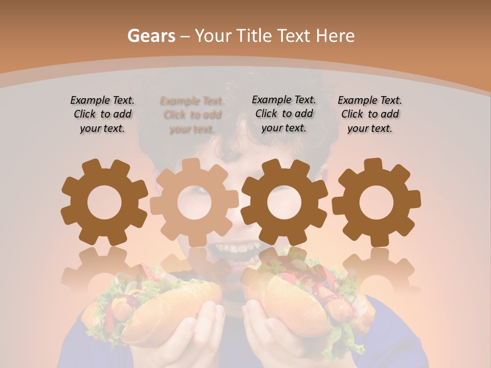 Vegetable People Person PowerPoint Template