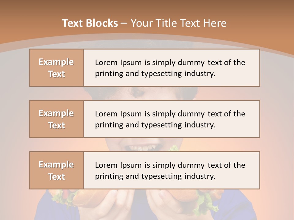 Vegetable People Person PowerPoint Template