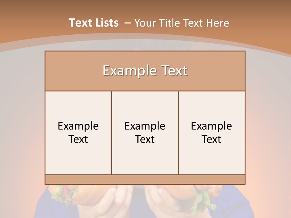 Vegetable People Person PowerPoint Template