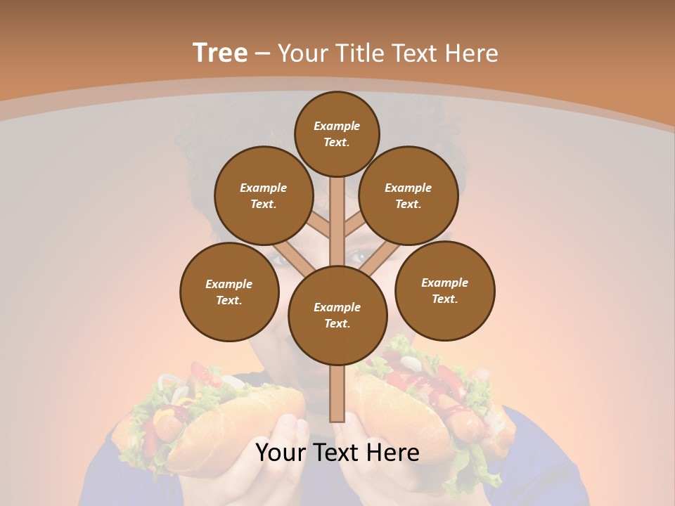 Vegetable People Person PowerPoint Template