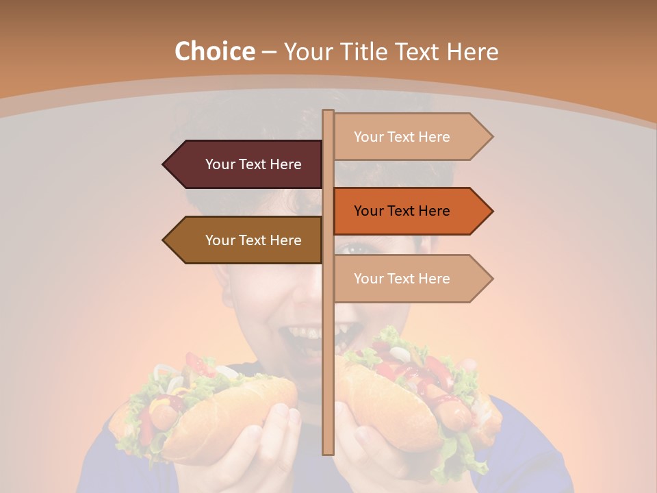 Vegetable People Person PowerPoint Template