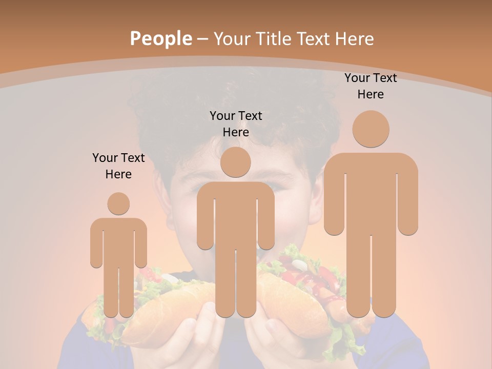 Vegetable People Person PowerPoint Template