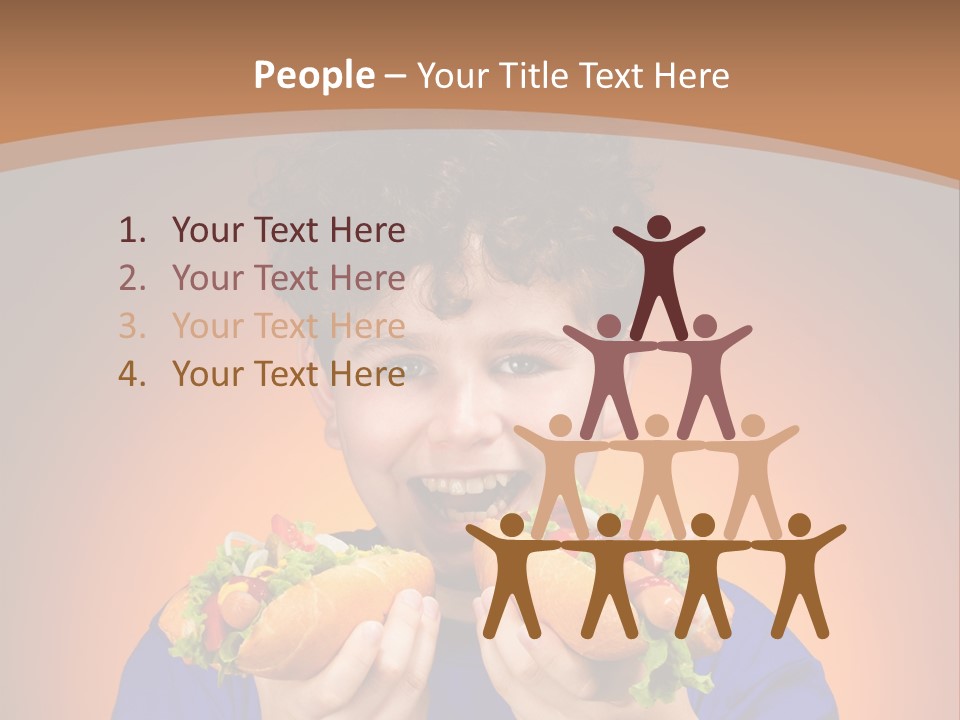 Vegetable People Person PowerPoint Template