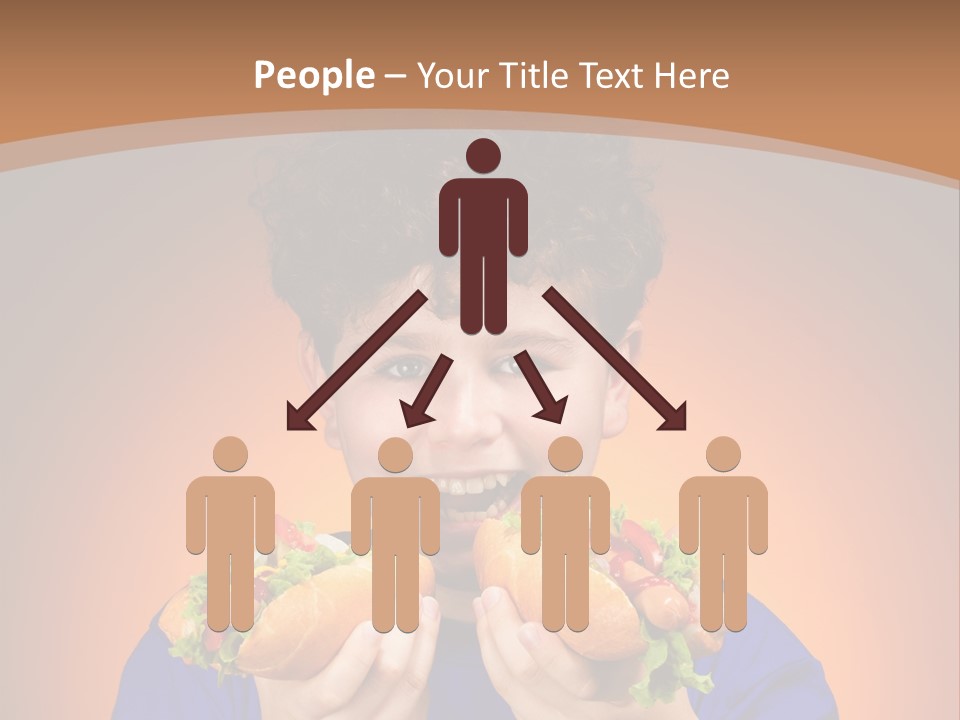 Vegetable People Person PowerPoint Template