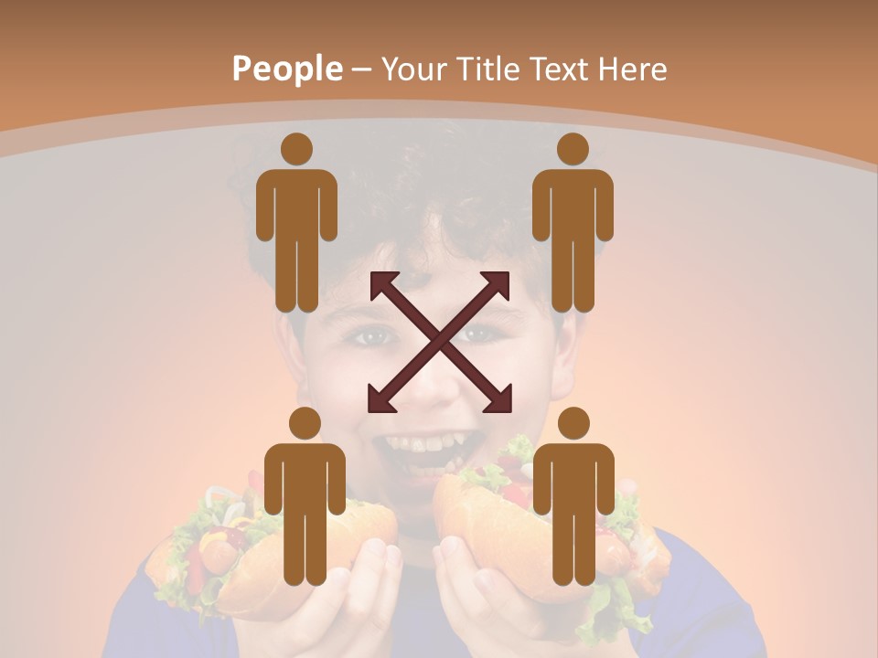 Vegetable People Person PowerPoint Template