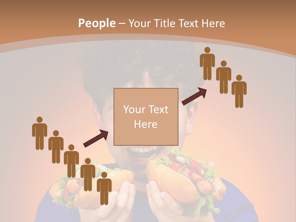 Vegetable People Person PowerPoint Template