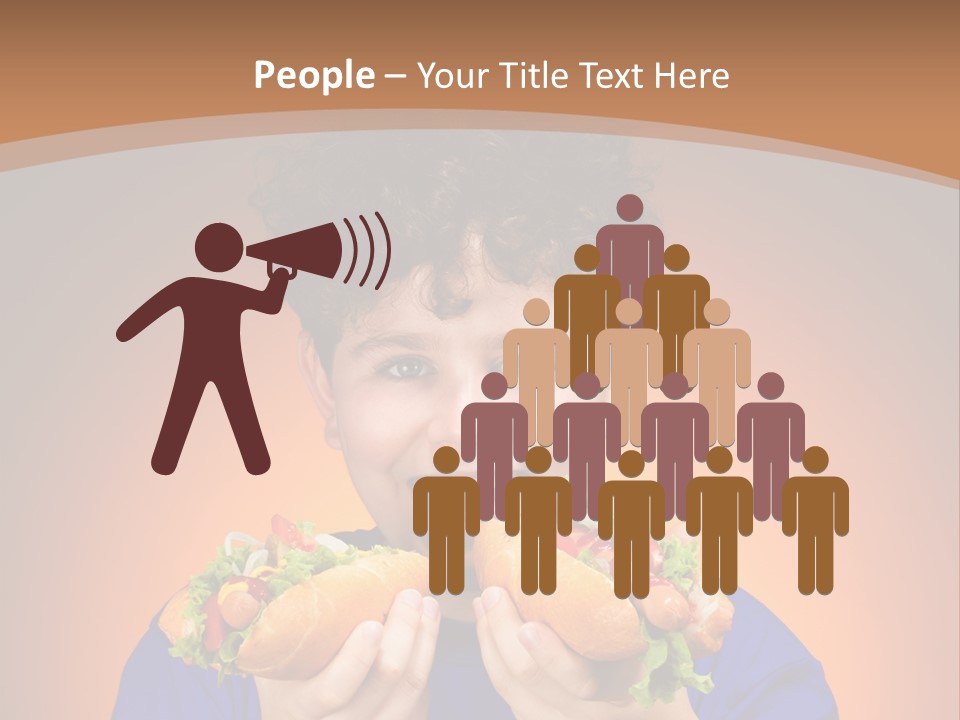 Vegetable People Person PowerPoint Template