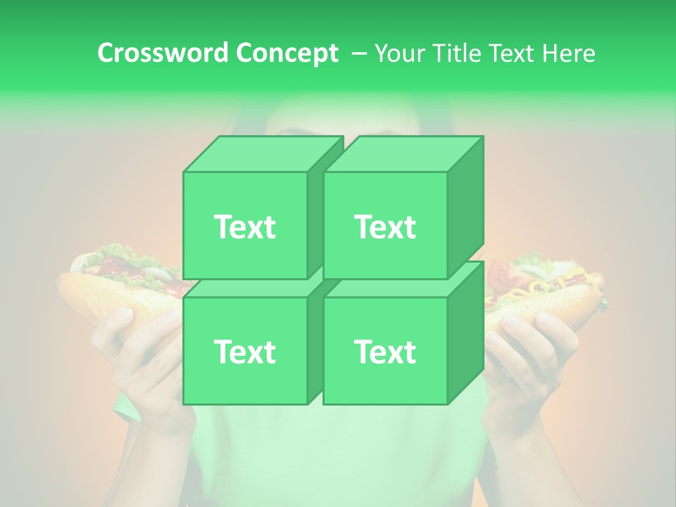 Big People Hot PowerPoint Template