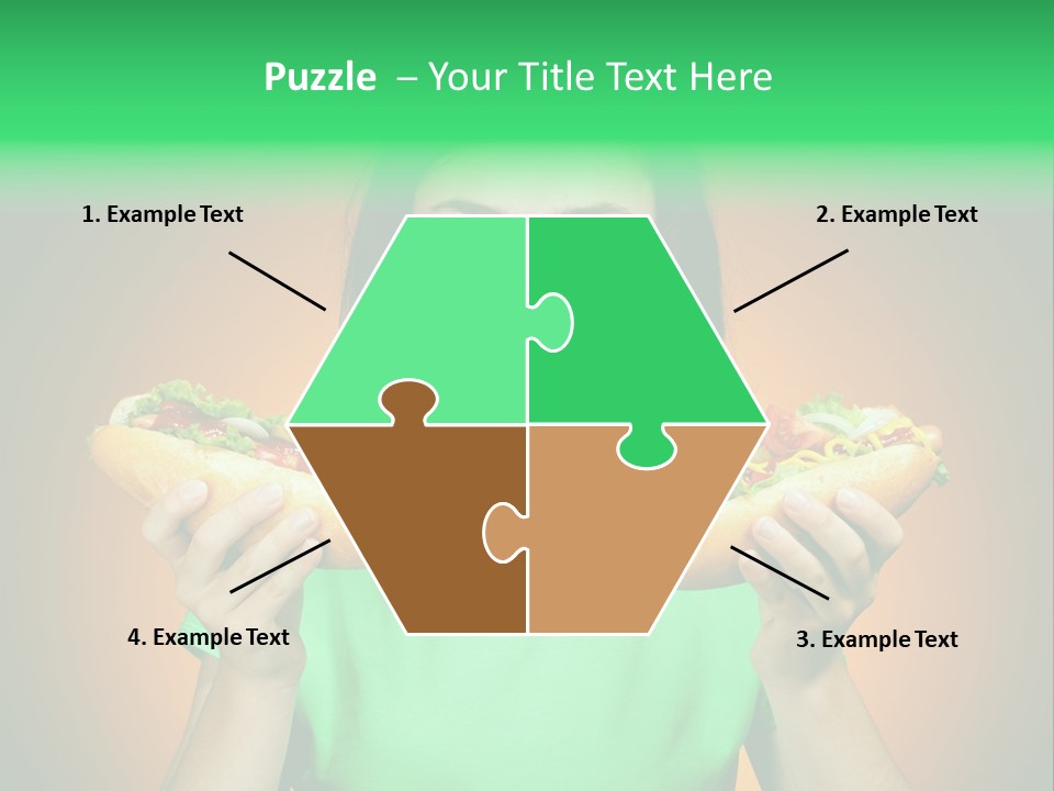 Big People Hot PowerPoint Template