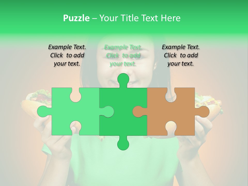 Big People Hot PowerPoint Template