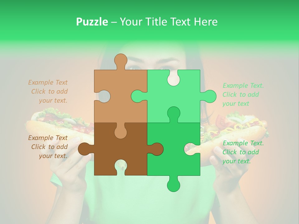 Big People Hot PowerPoint Template