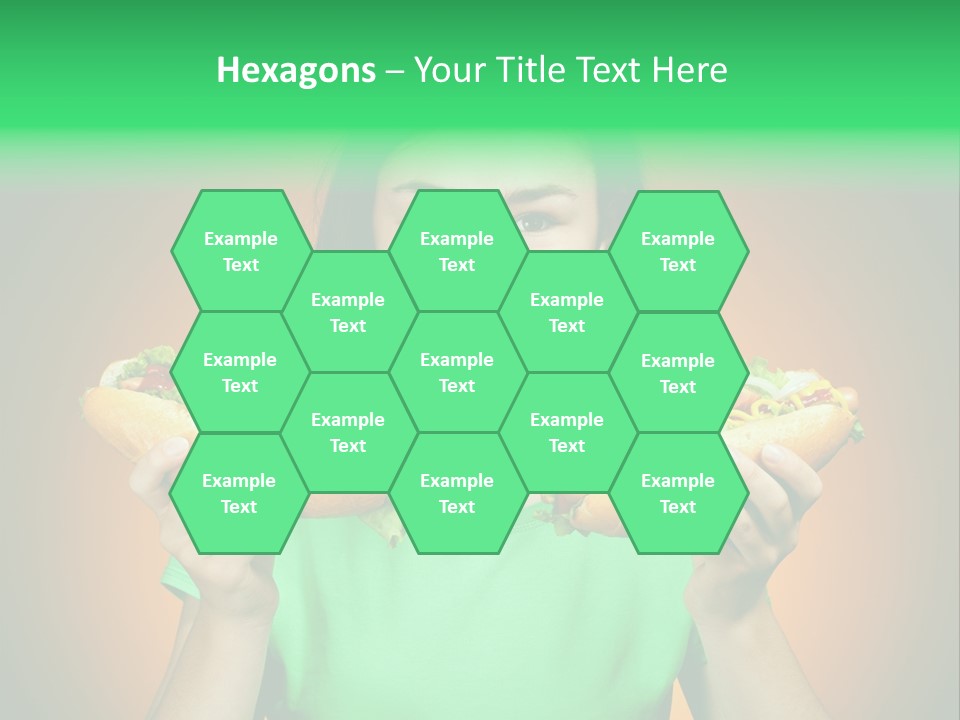 Big People Hot PowerPoint Template