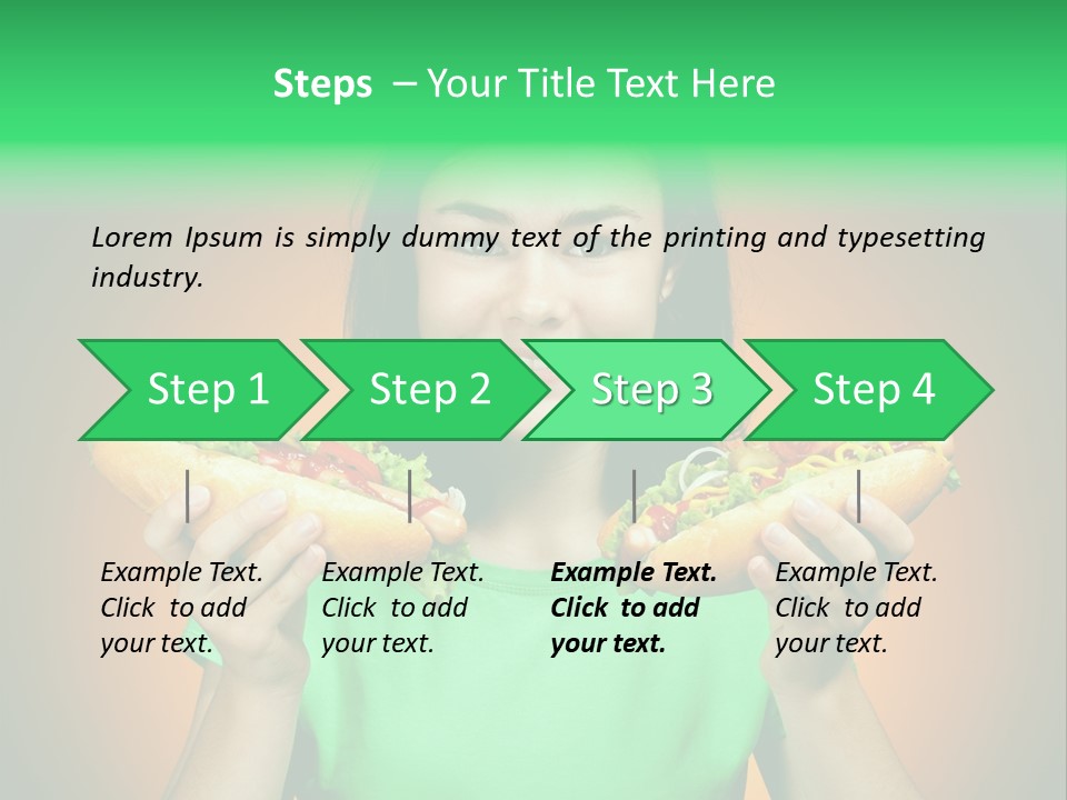Big People Hot PowerPoint Template
