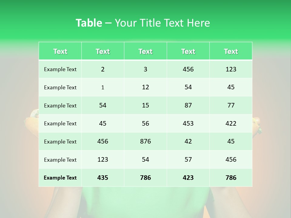 Big People Hot PowerPoint Template