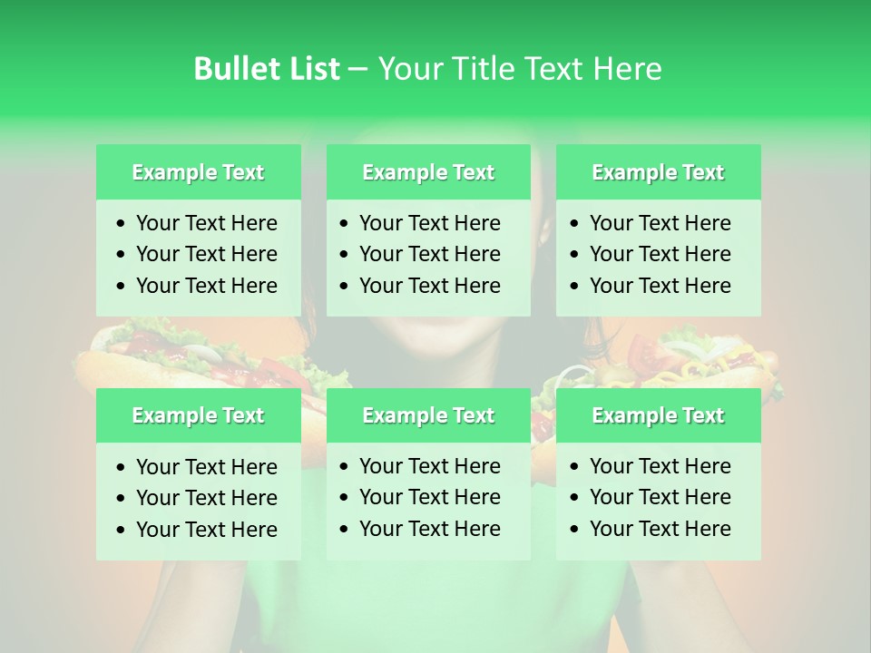 Big People Hot PowerPoint Template