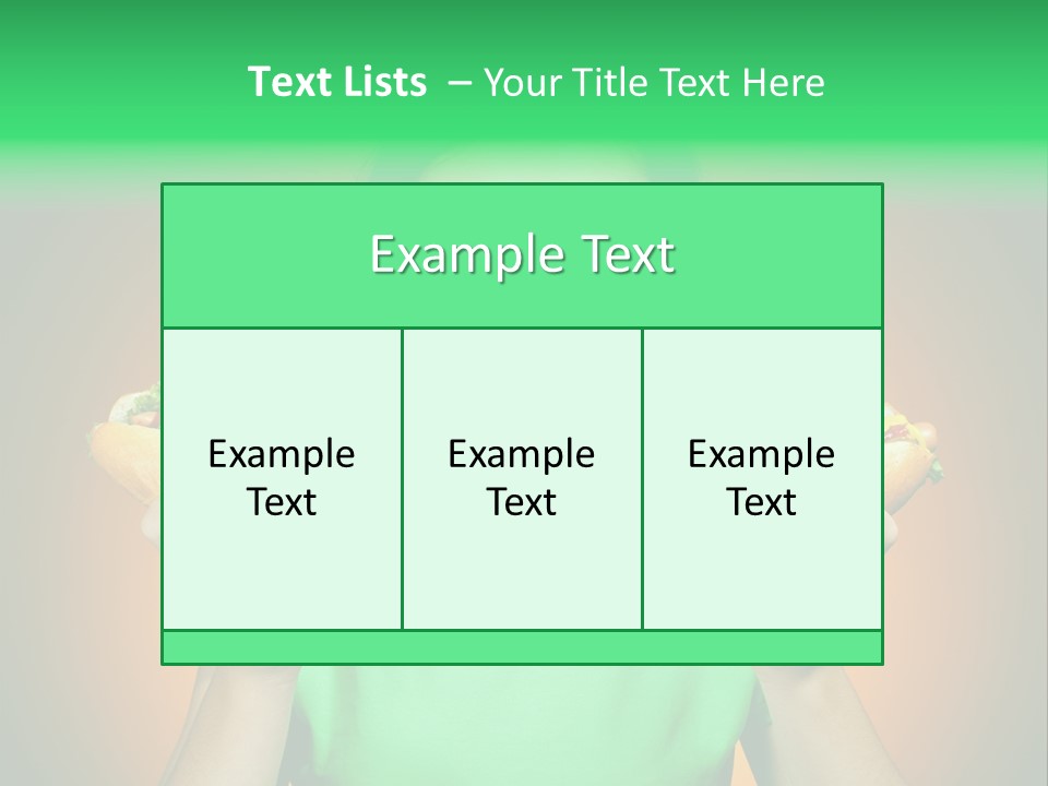Big People Hot PowerPoint Template