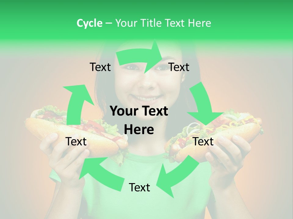 Big People Hot PowerPoint Template