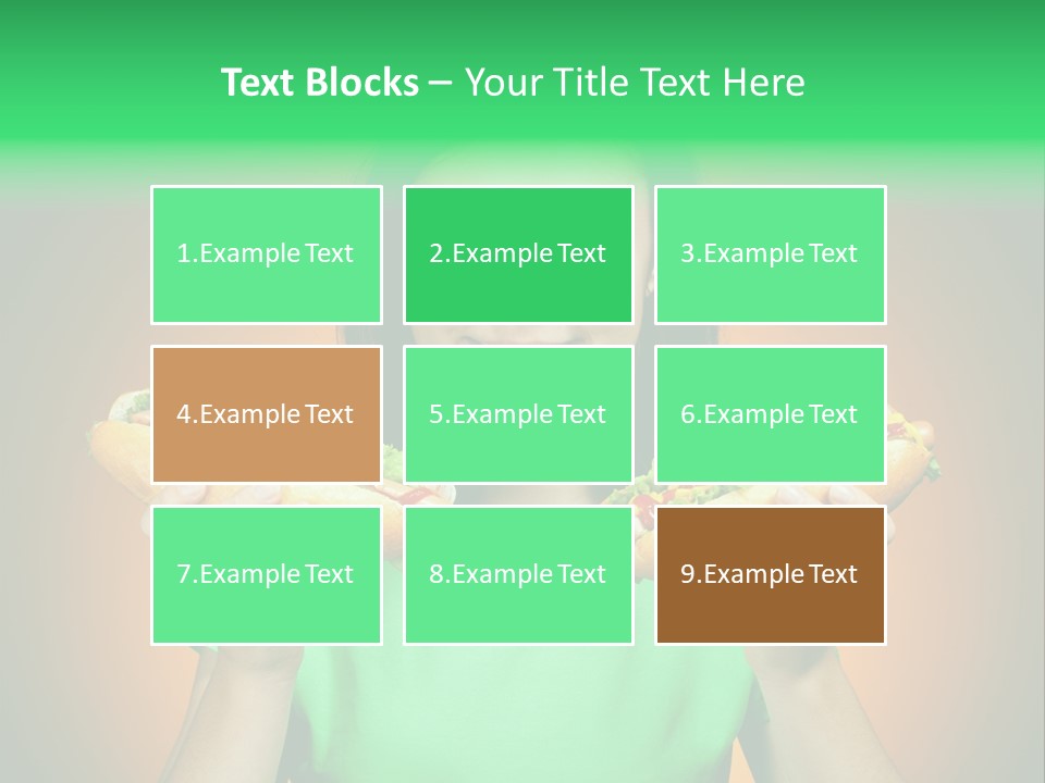 Big People Hot PowerPoint Template