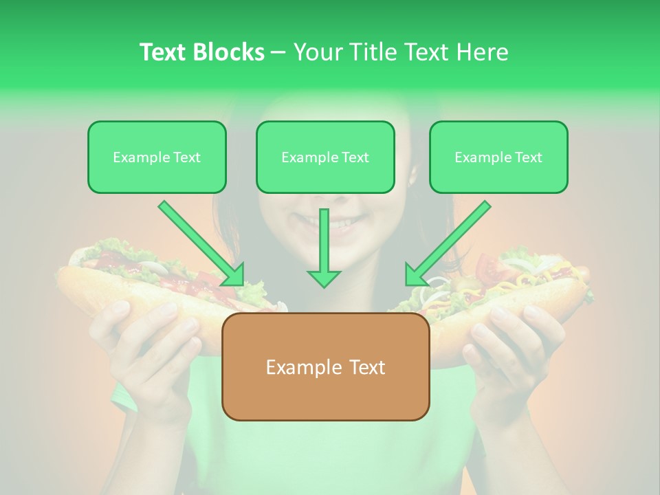 Big People Hot PowerPoint Template