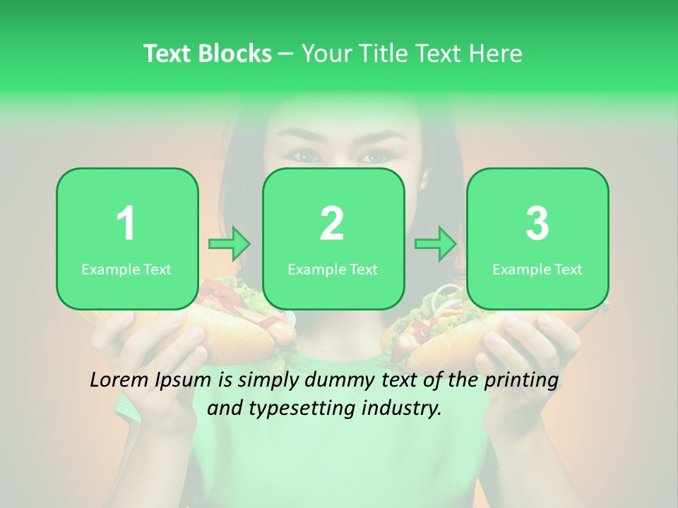 Big People Hot PowerPoint Template