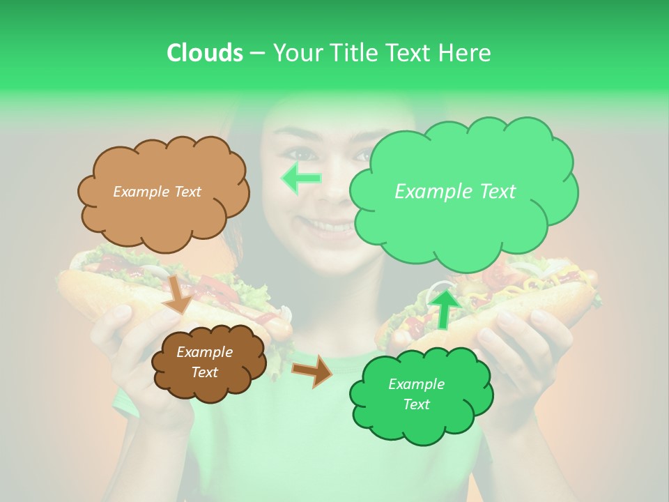 Big People Hot PowerPoint Template