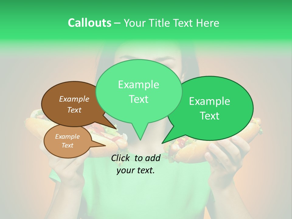 Big People Hot PowerPoint Template