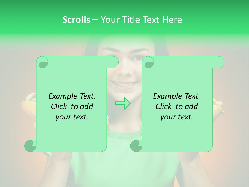 Big People Hot PowerPoint Template