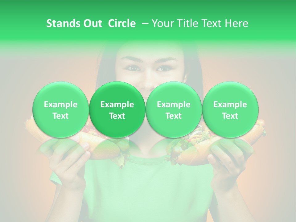 Big People Hot PowerPoint Template