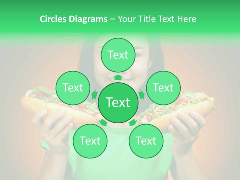 Big People Hot PowerPoint Template