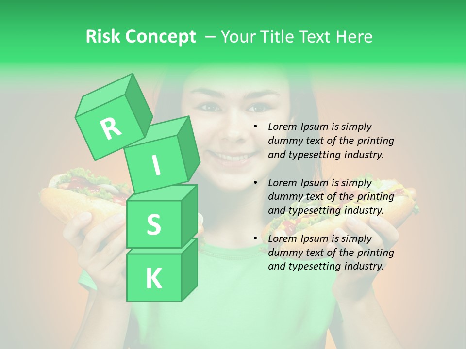 Big People Hot PowerPoint Template