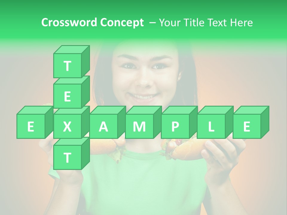 Big People Hot PowerPoint Template