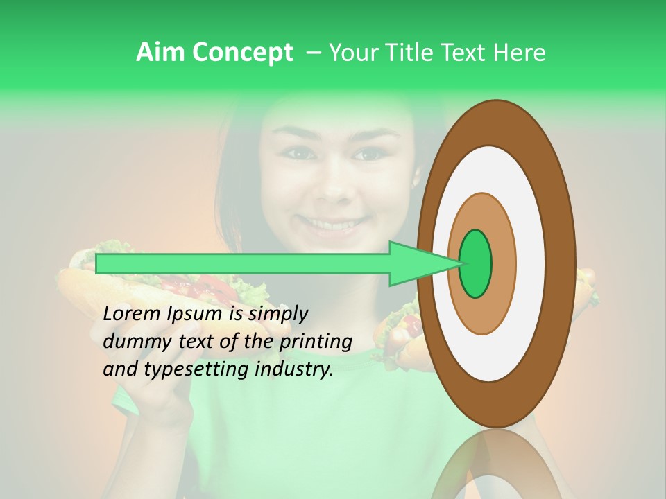 Big People Hot PowerPoint Template