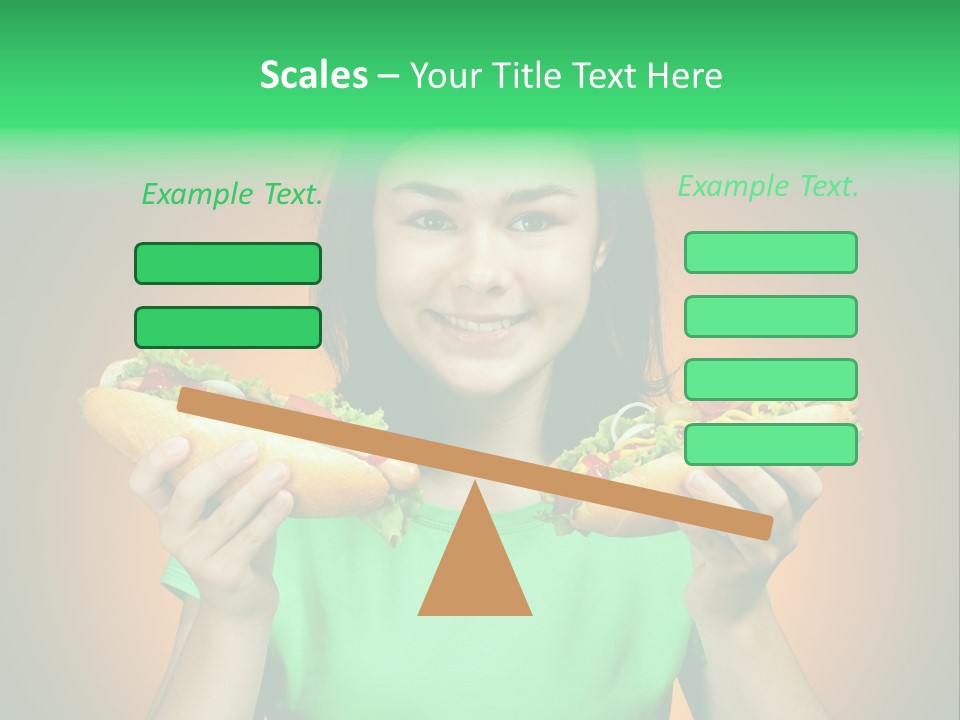 Big People Hot PowerPoint Template
