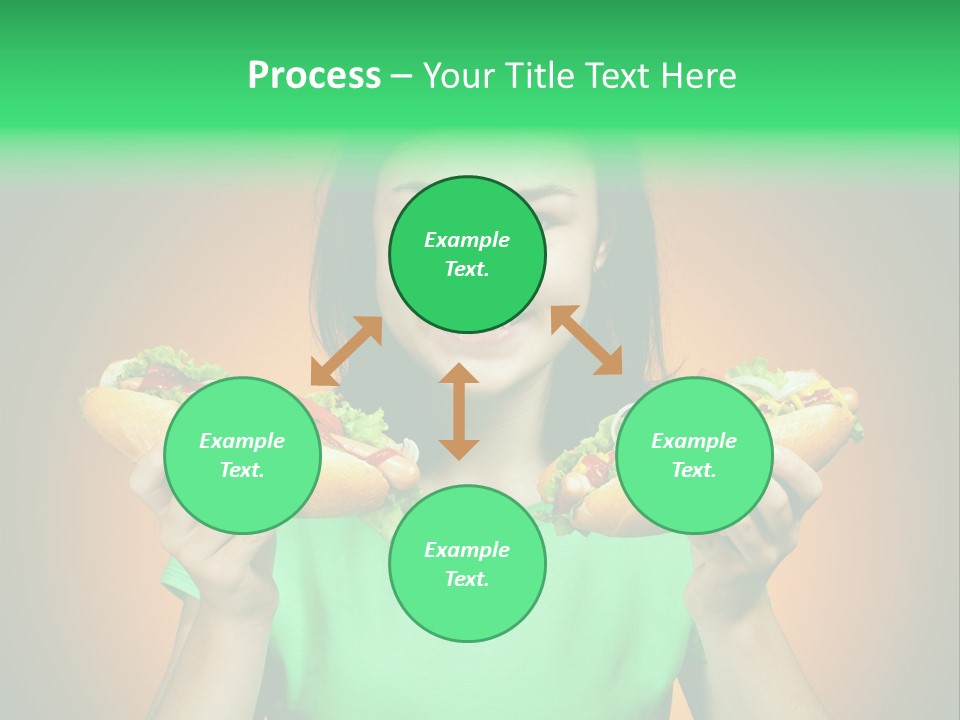 Big People Hot PowerPoint Template