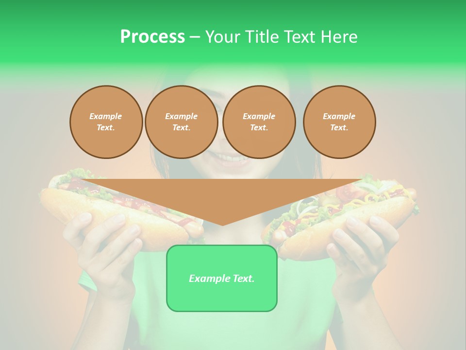 Big People Hot PowerPoint Template