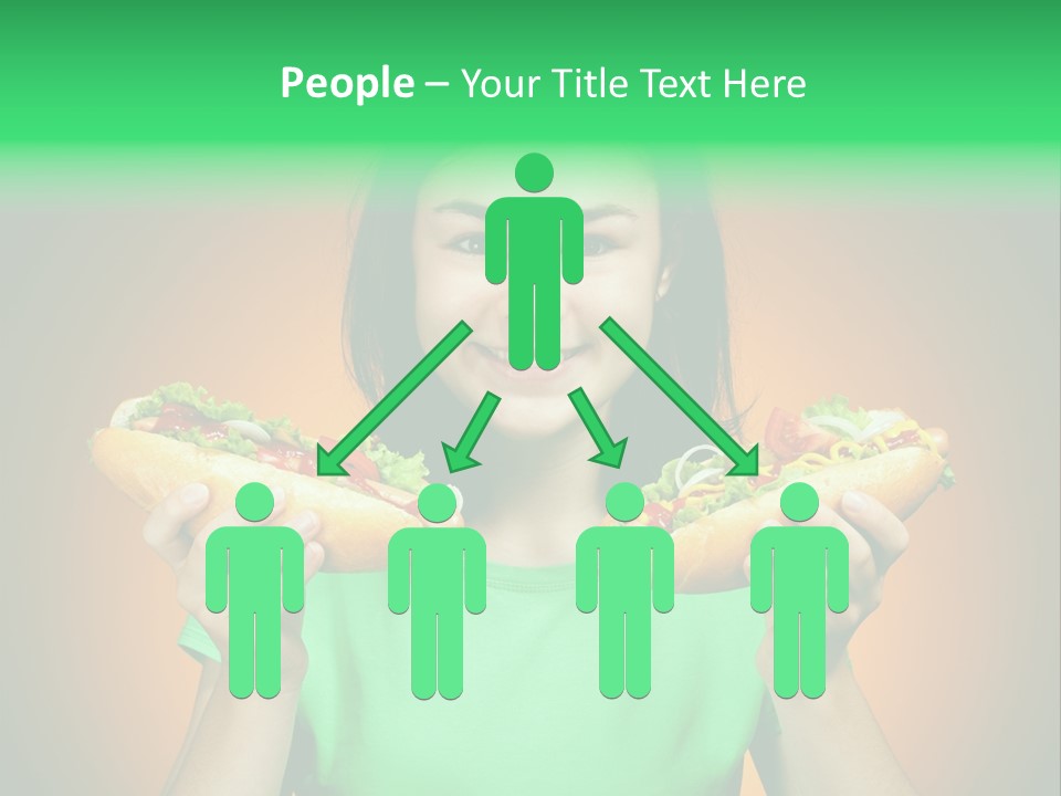 Big People Hot PowerPoint Template